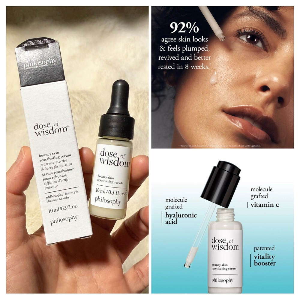 Philosophy-Dose of Wisdom Bouncy Skin Reactivating Serum-travel size 10ML